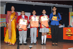 Raghav,Saksham and Adhya. Second in Inter School Derek O Brein Quiz (Jr.)
